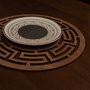 Hermia Labyrinth - Wenge Juego de 6 Salvamanteles